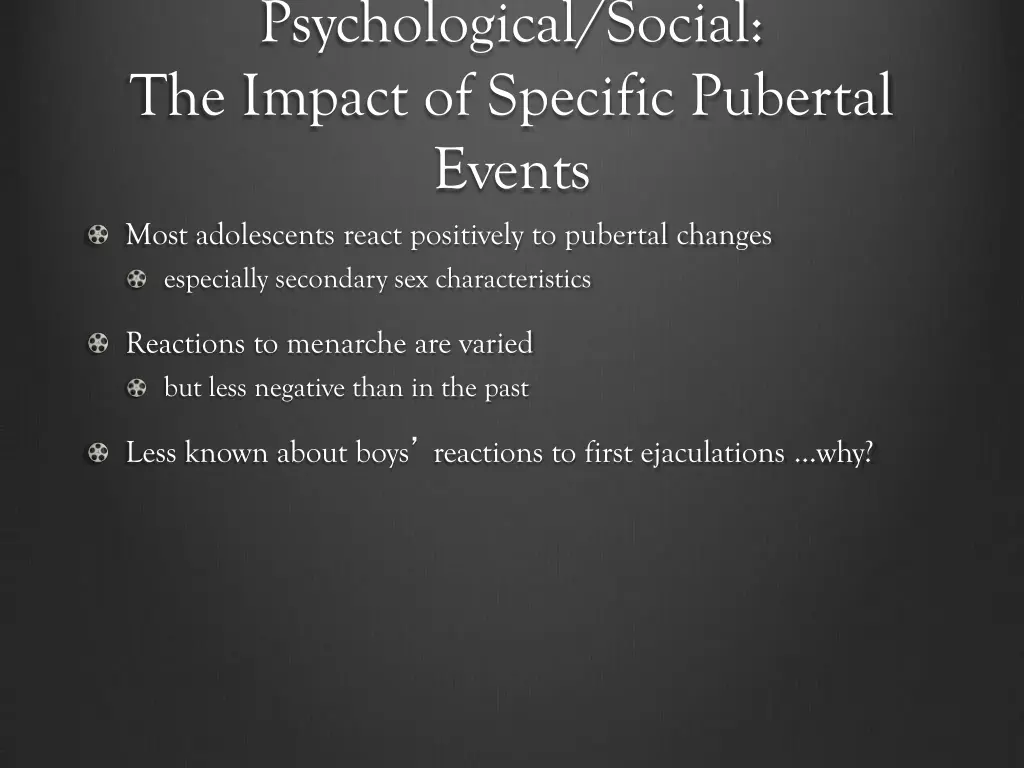 psychological social the impact of specific