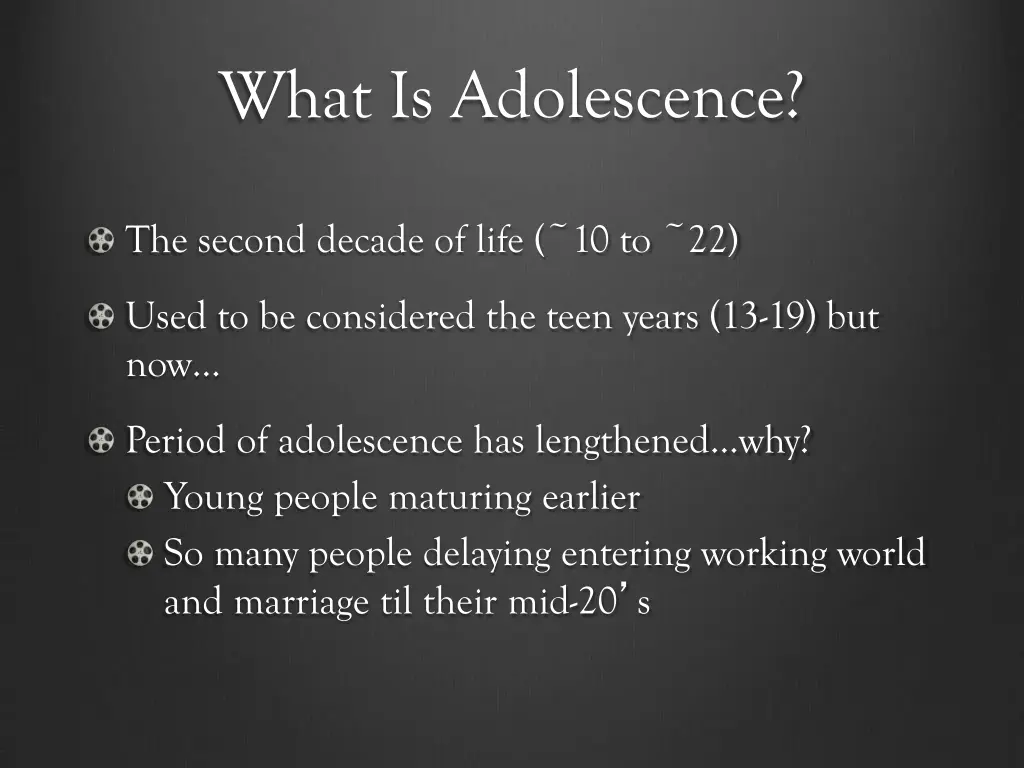 what is adolescence