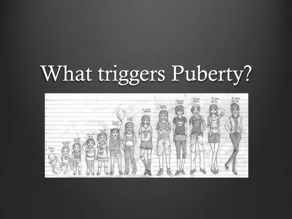 what triggers puberty