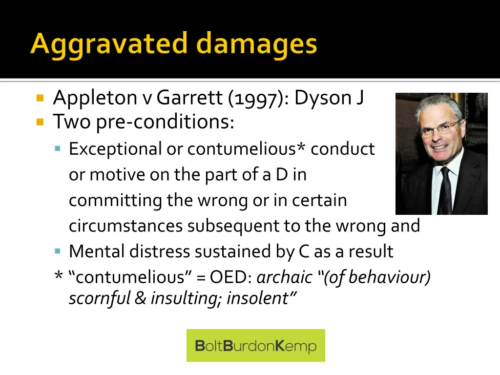 appleton v garrett 1997 dyson