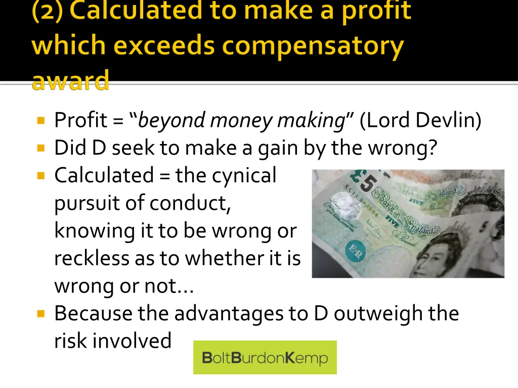 profit beyond money making lord devlin did d seek