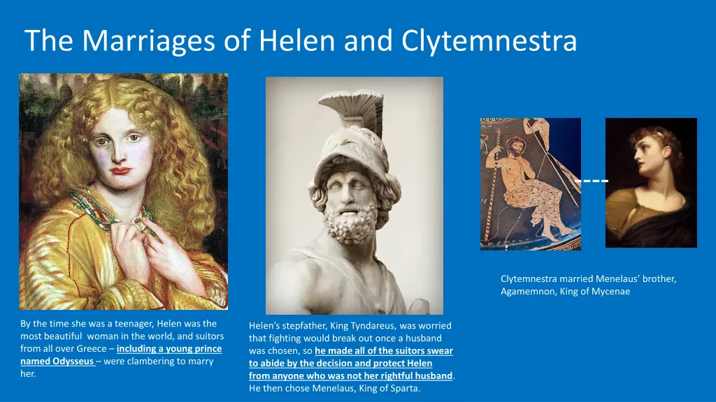 the marriages of helen and clytemnestra