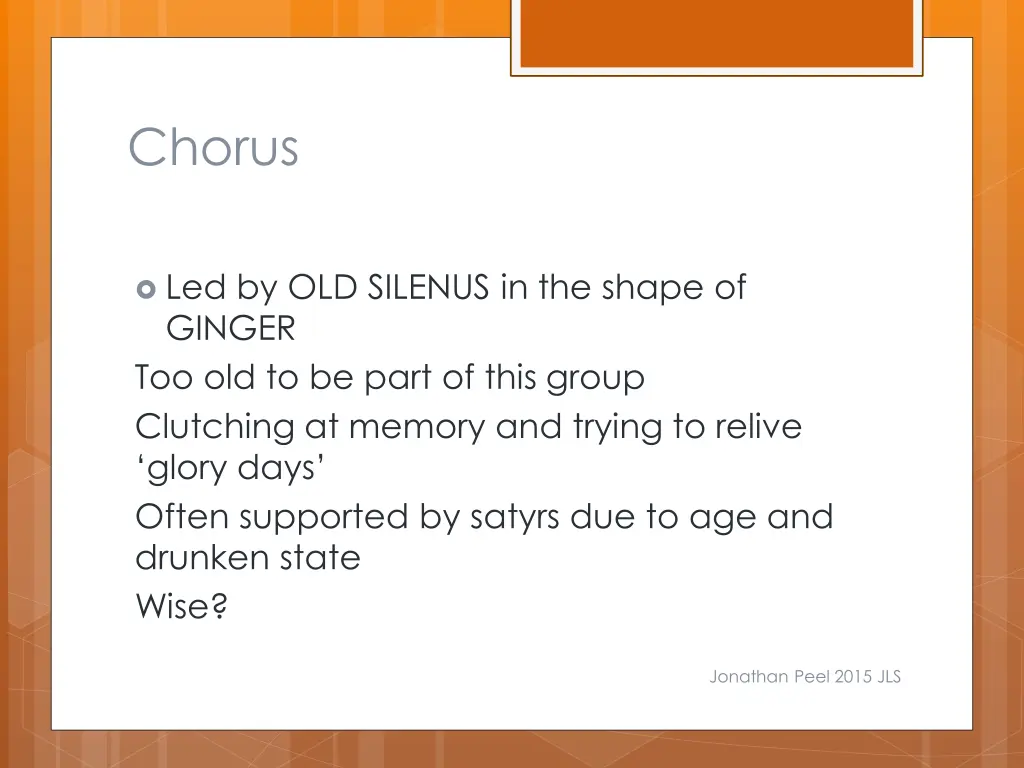 chorus