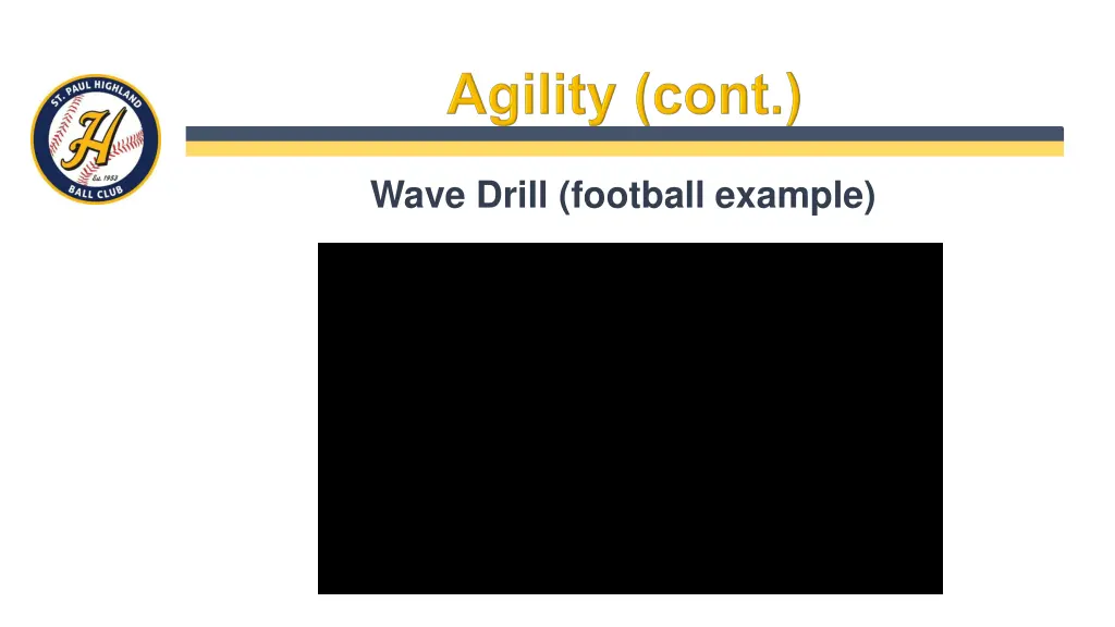 wave drill football example