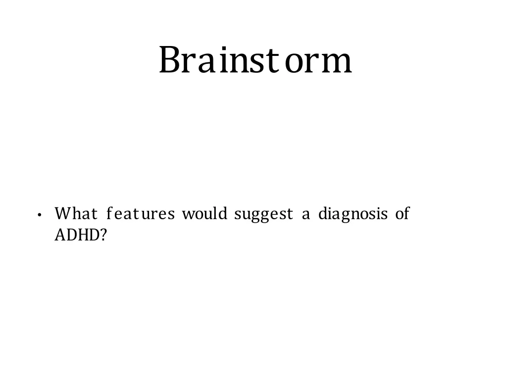 brainstorm