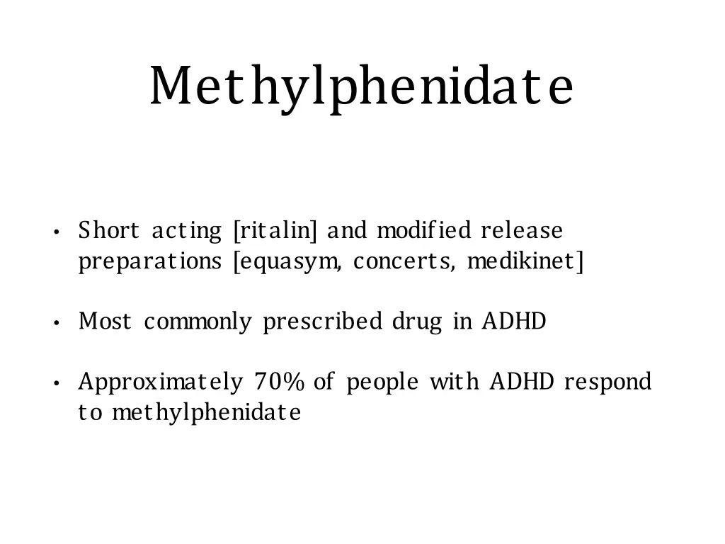 methylphenidate