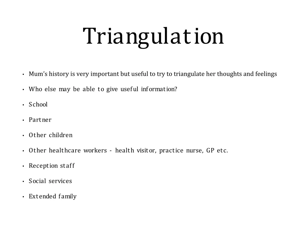 triangulation