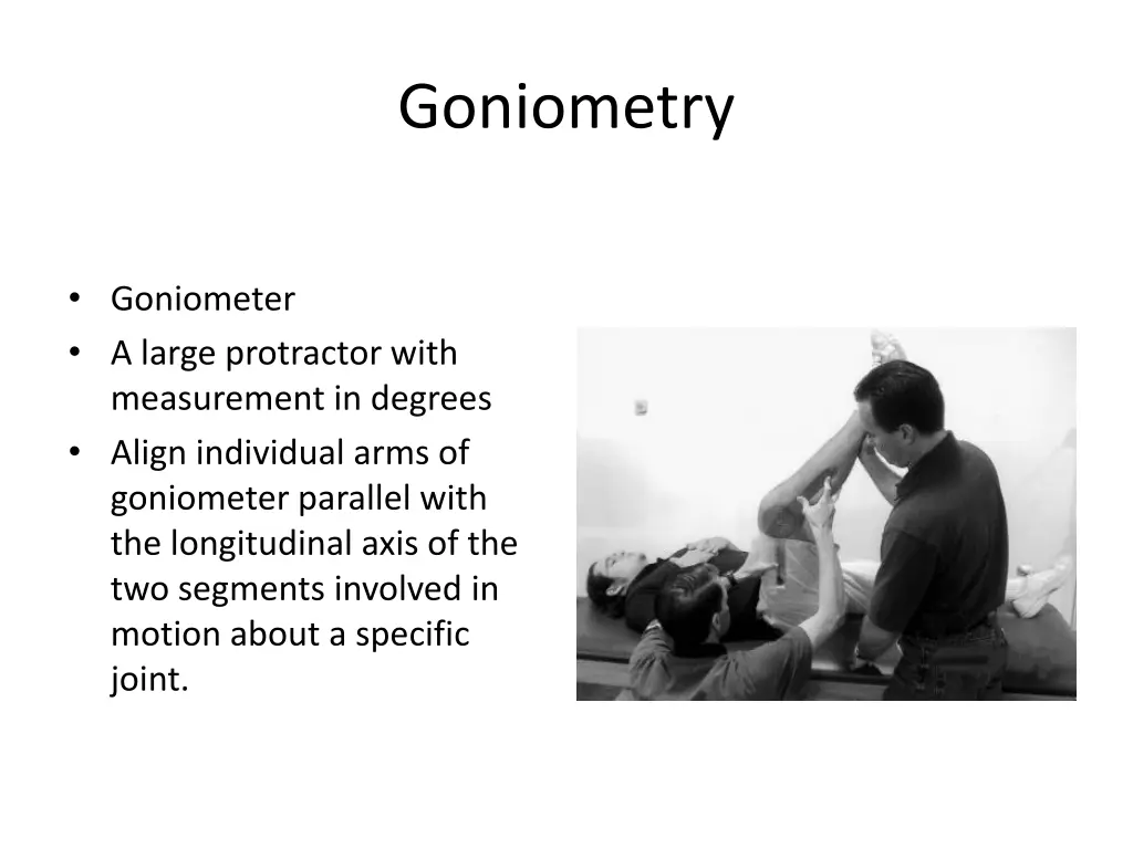 goniometry