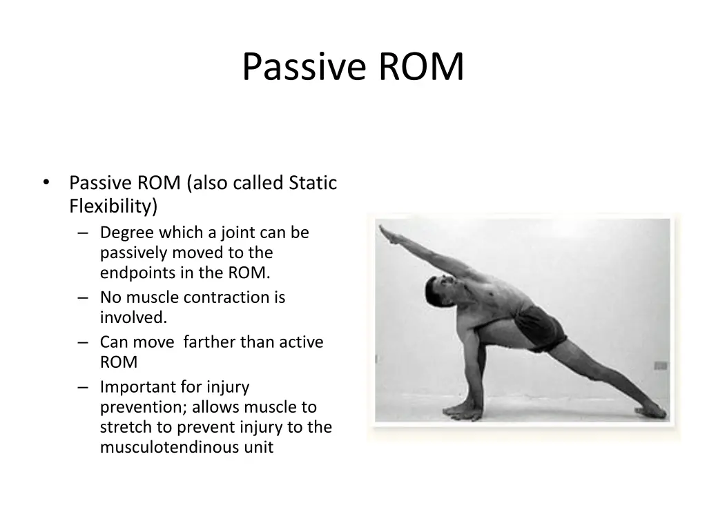 passive rom