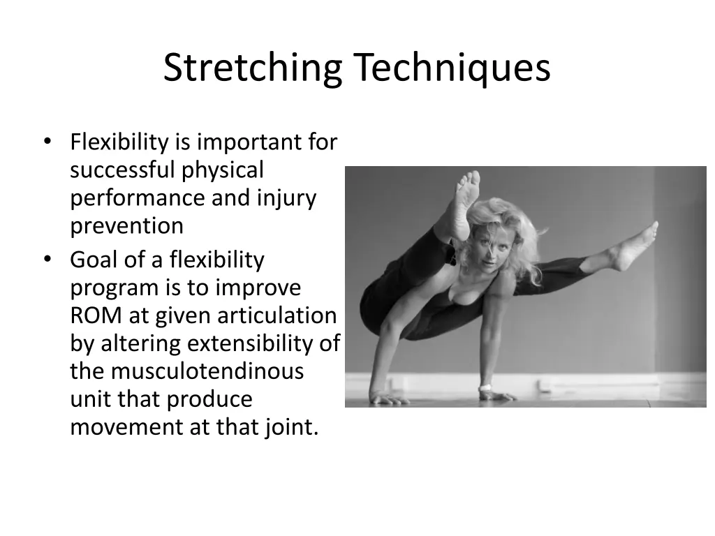 stretching techniques