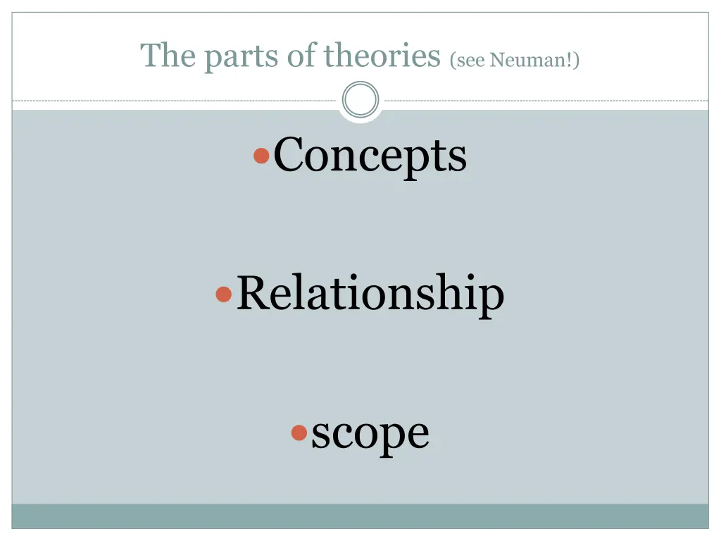 the parts of theories see neuman