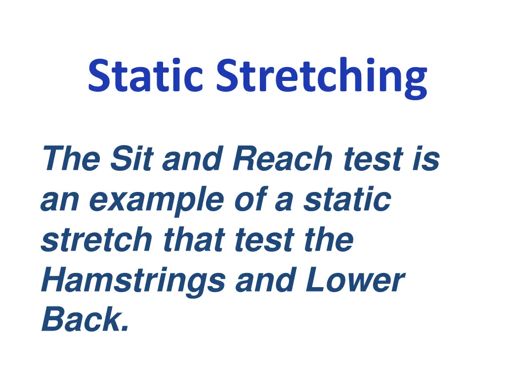 static stretching 1