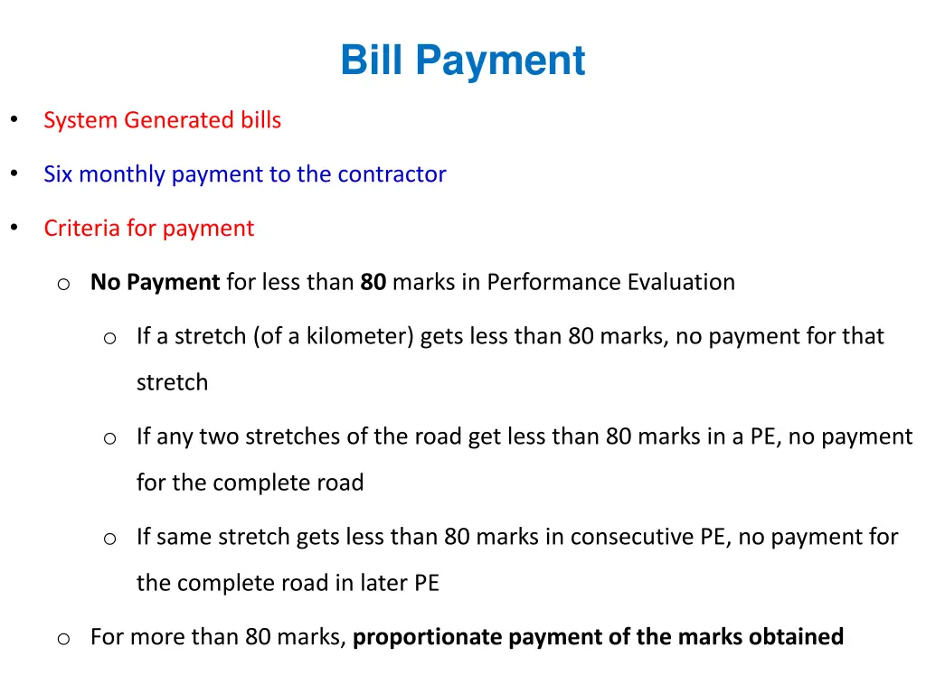 bill payment