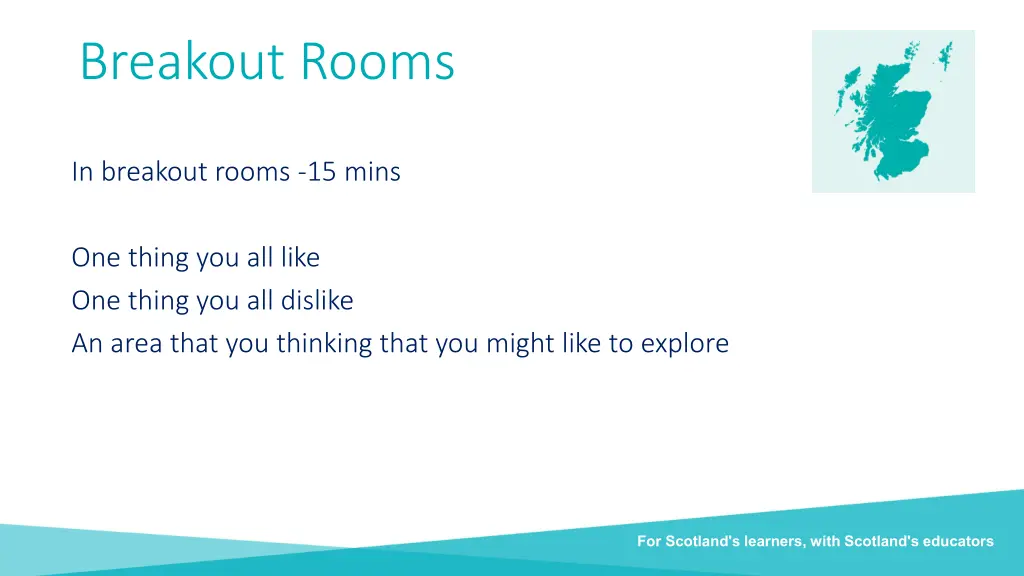 breakout rooms