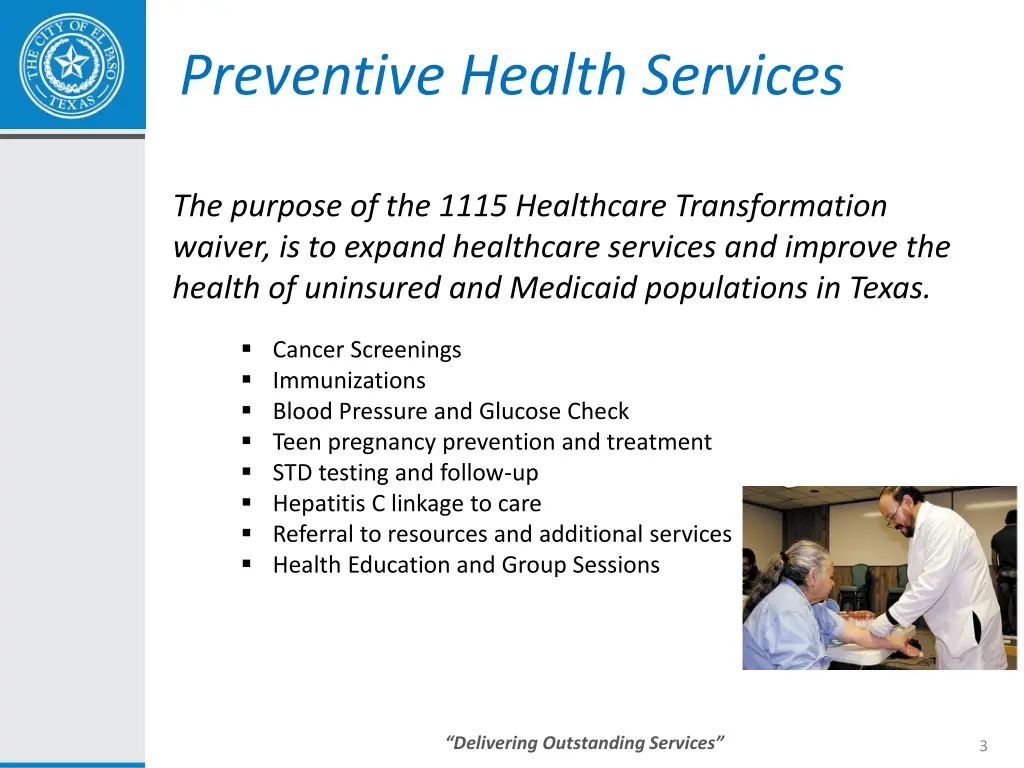 preventive health services