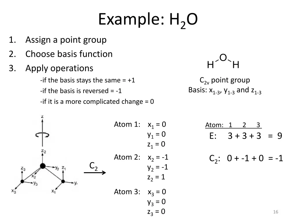 example h 2 o 1