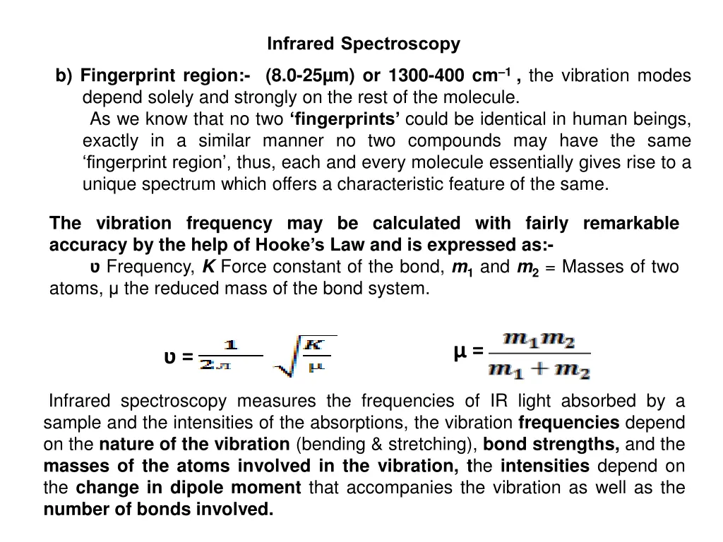 infrared spectroscopy 2