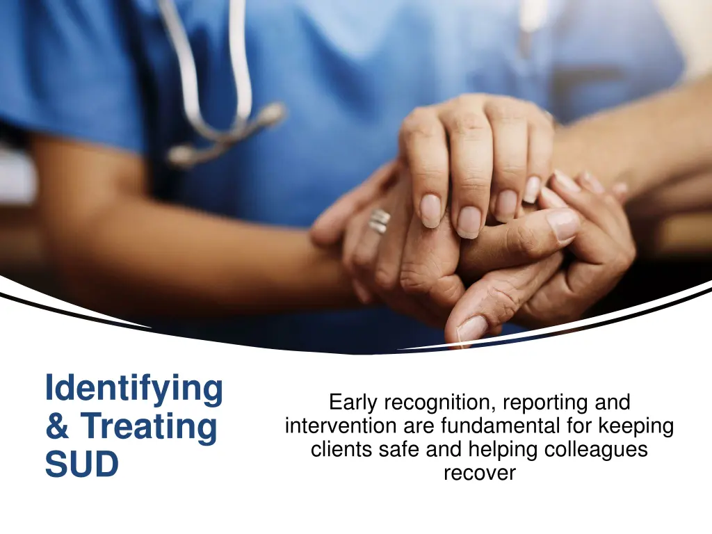 identifying treating sud