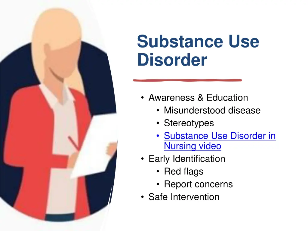 substance use disorder