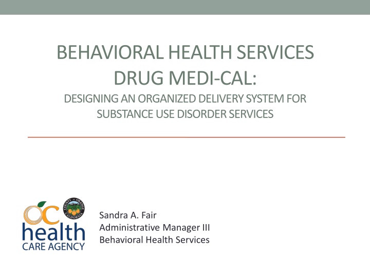 behavioral health services drug medi