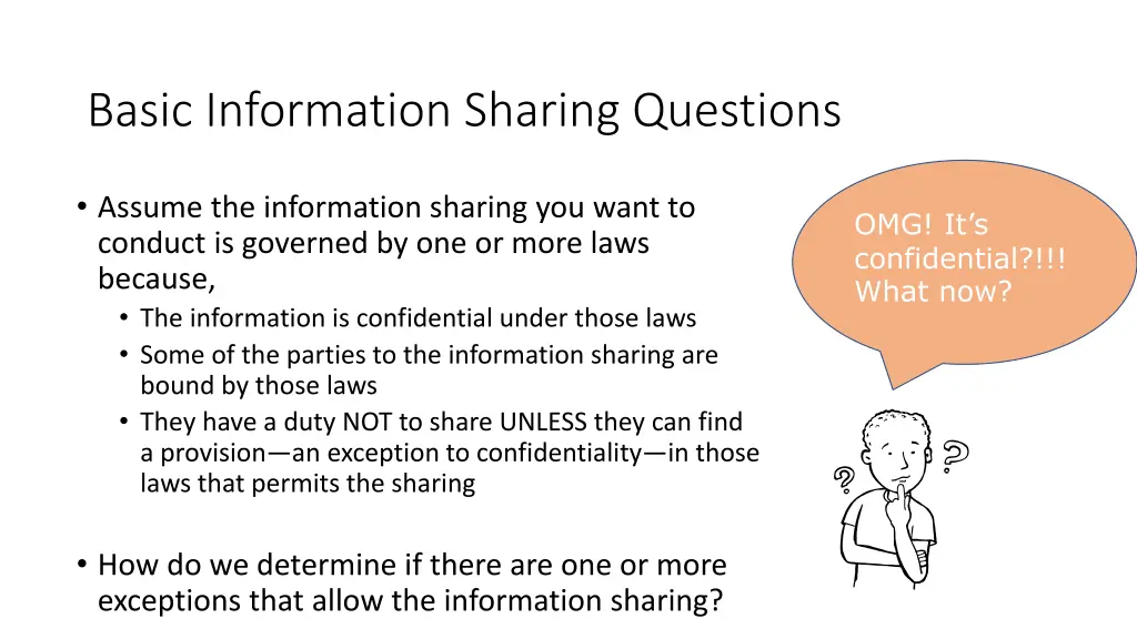 basic information sharing questions