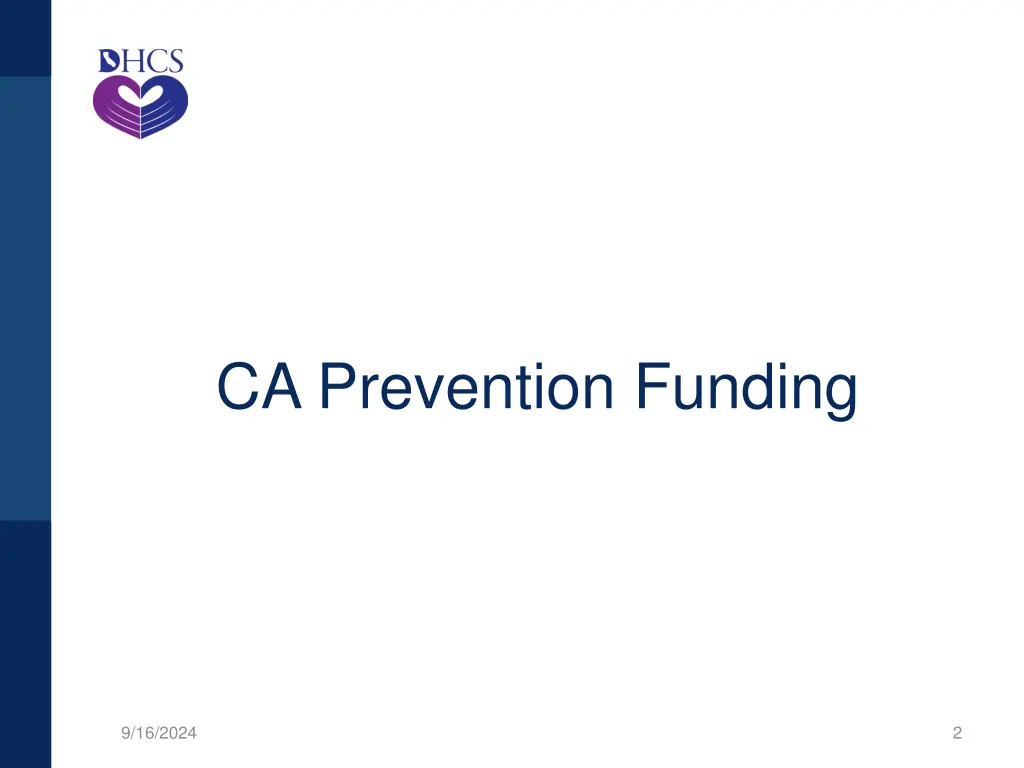 ca prevention funding