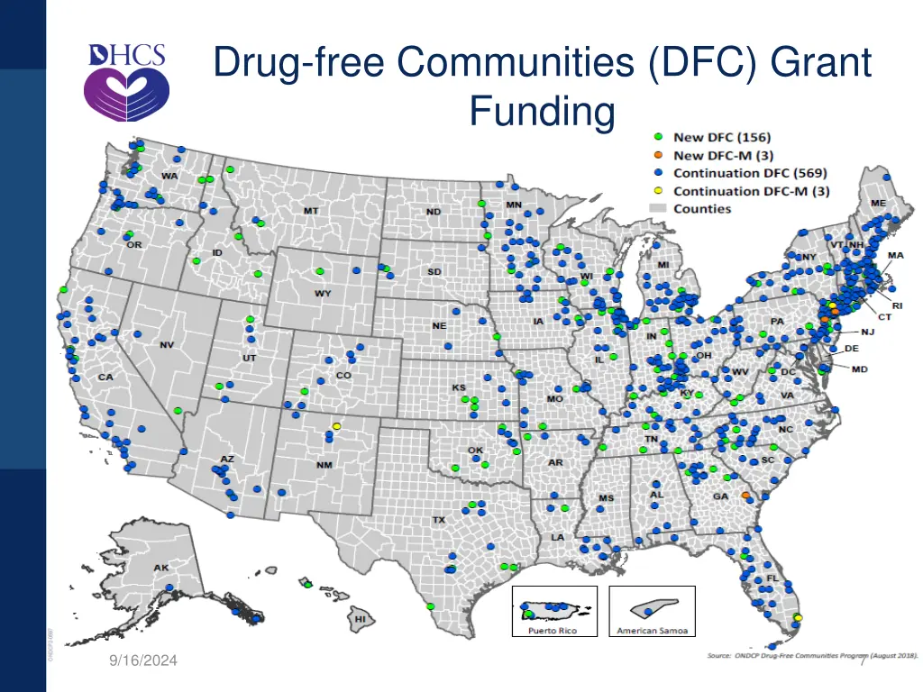 drug free communities dfc grant funding