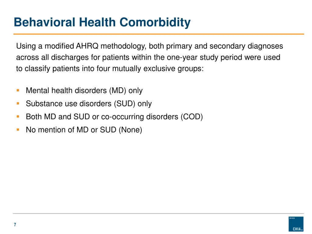 behavioral health comorbidity