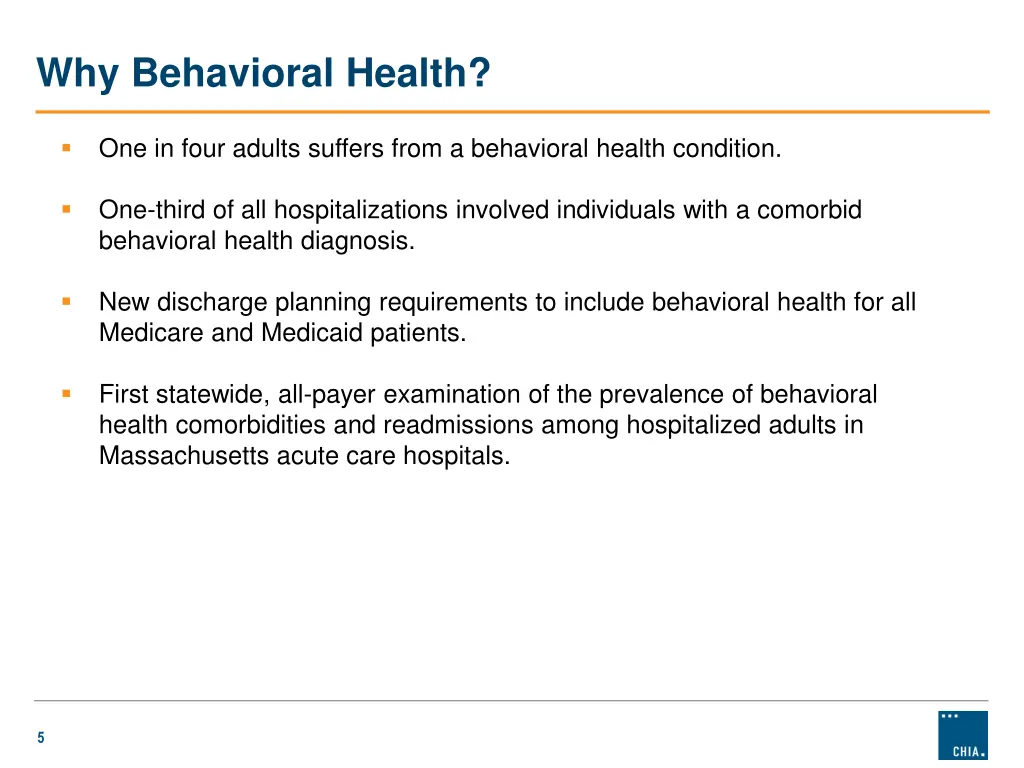 why behavioral health