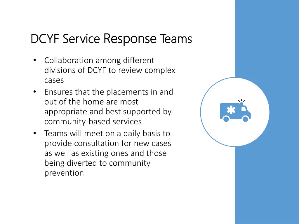 dcyf service dcyf service response