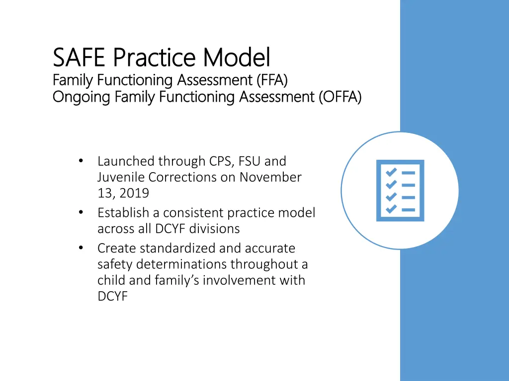 safe practice model safe practice model family