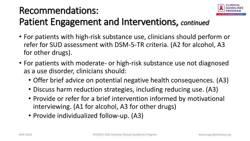 recommendations recommendations patient 1