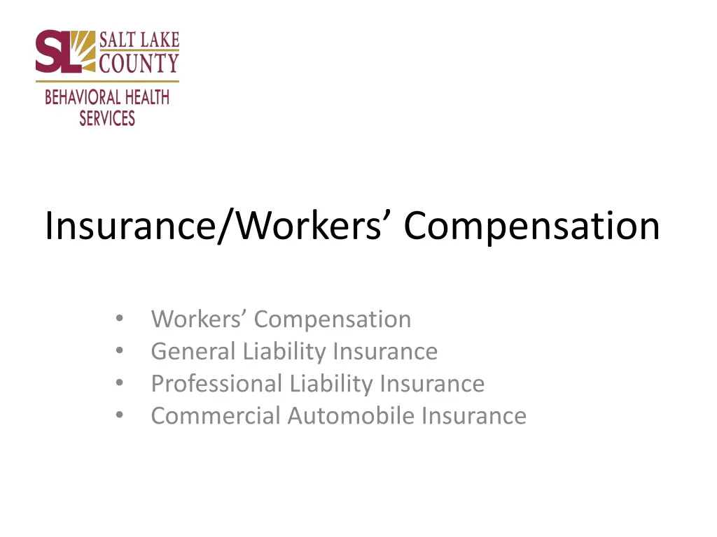 insurance workers compensation