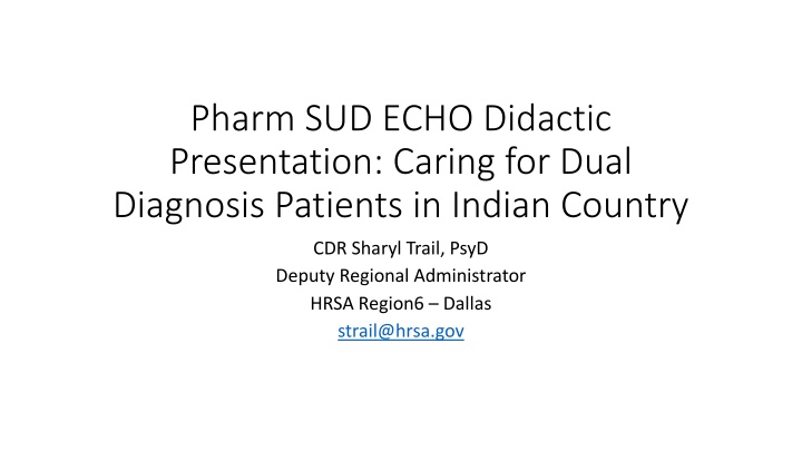 pharm sud echo didactic presentation caring