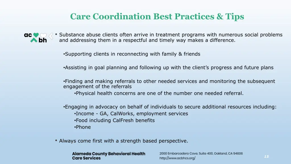 care coordination best practices tips