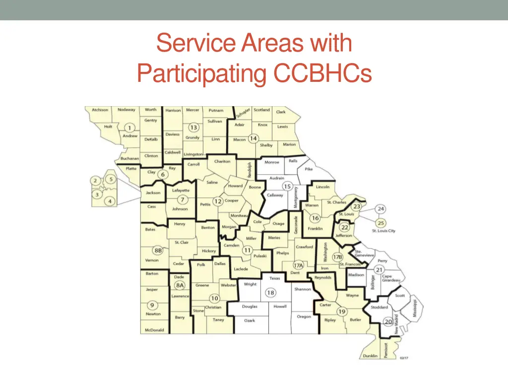 service areas with participating ccbhcs