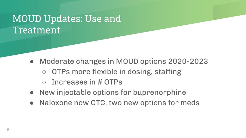 moud updates use and treatment 3