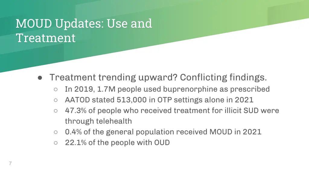 moud updates use and treatment 4