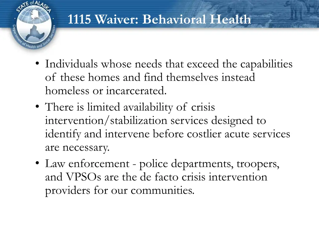 1115 waiver behavioral health 3