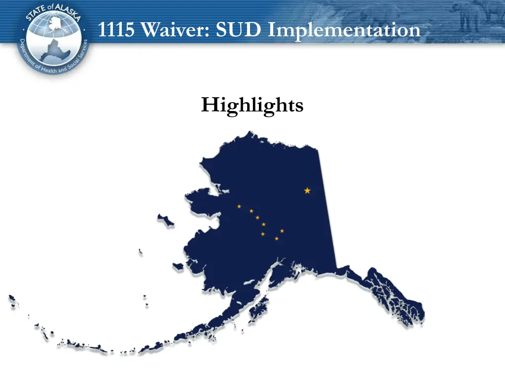 1115 waiver sud implementation