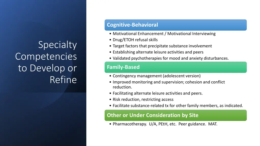 cognitive behavioral