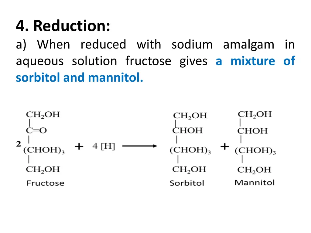 4 reduction a when reduced with sodium amalgam