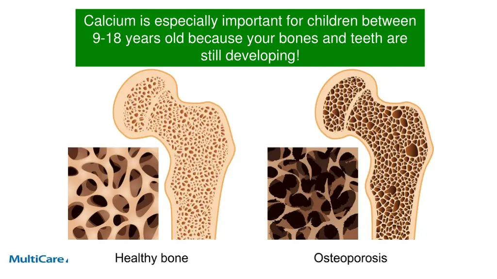 calcium is especially important for children