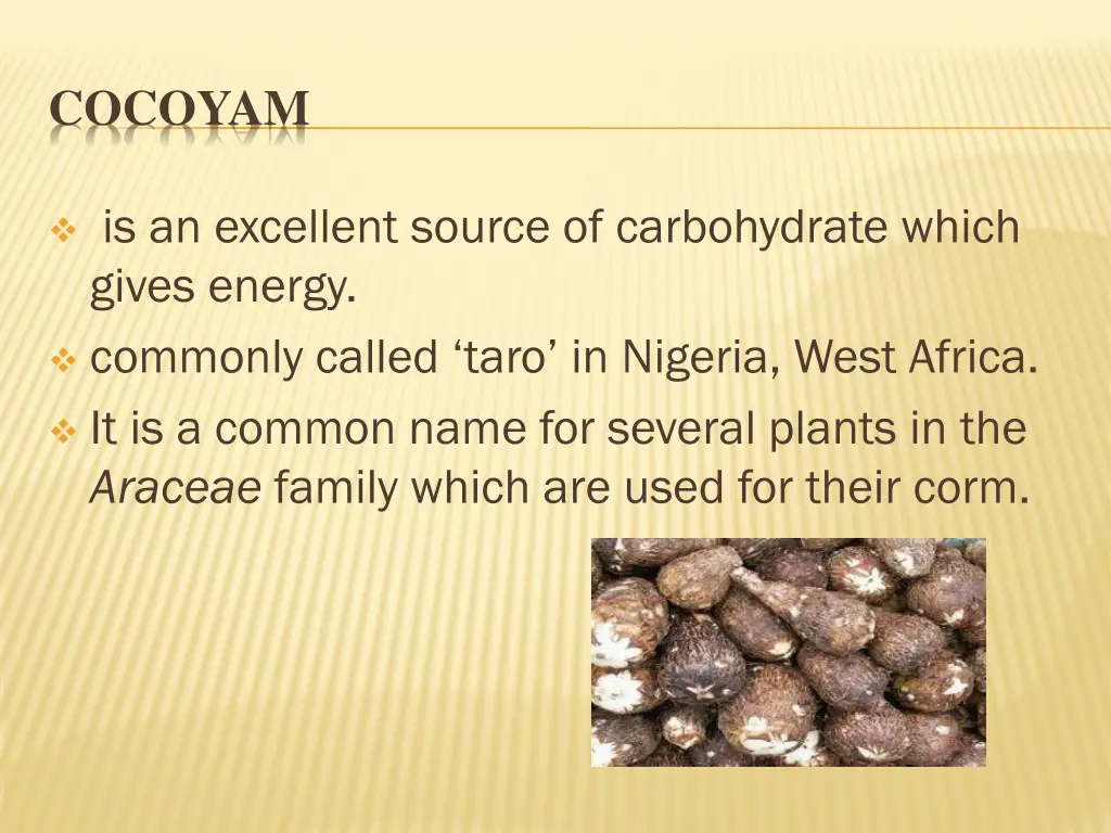 cocoyam