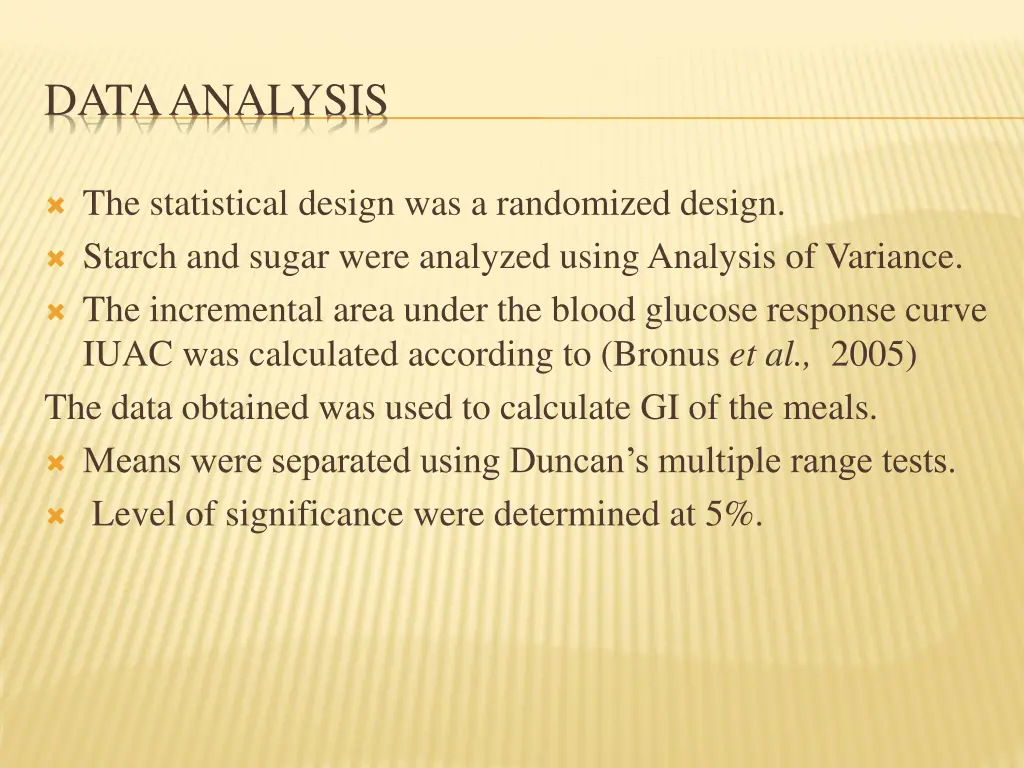 data analysis