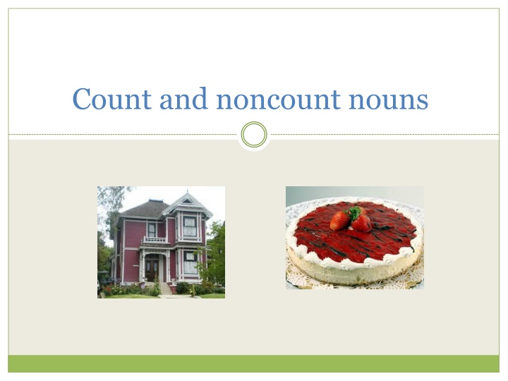 count and noncount nouns