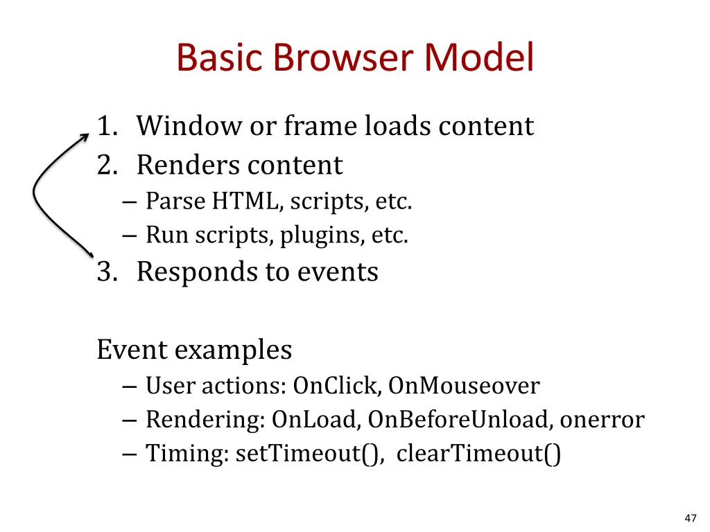 basic browser model