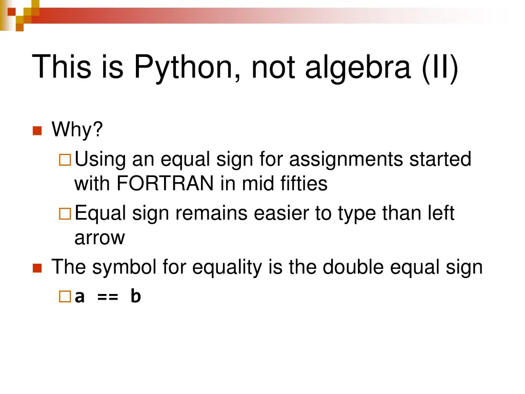 this is python not algebra ii