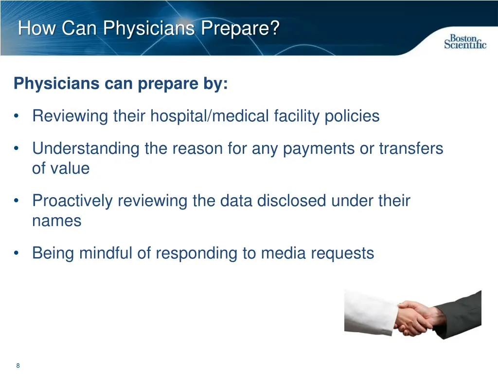 how can physicians prepare