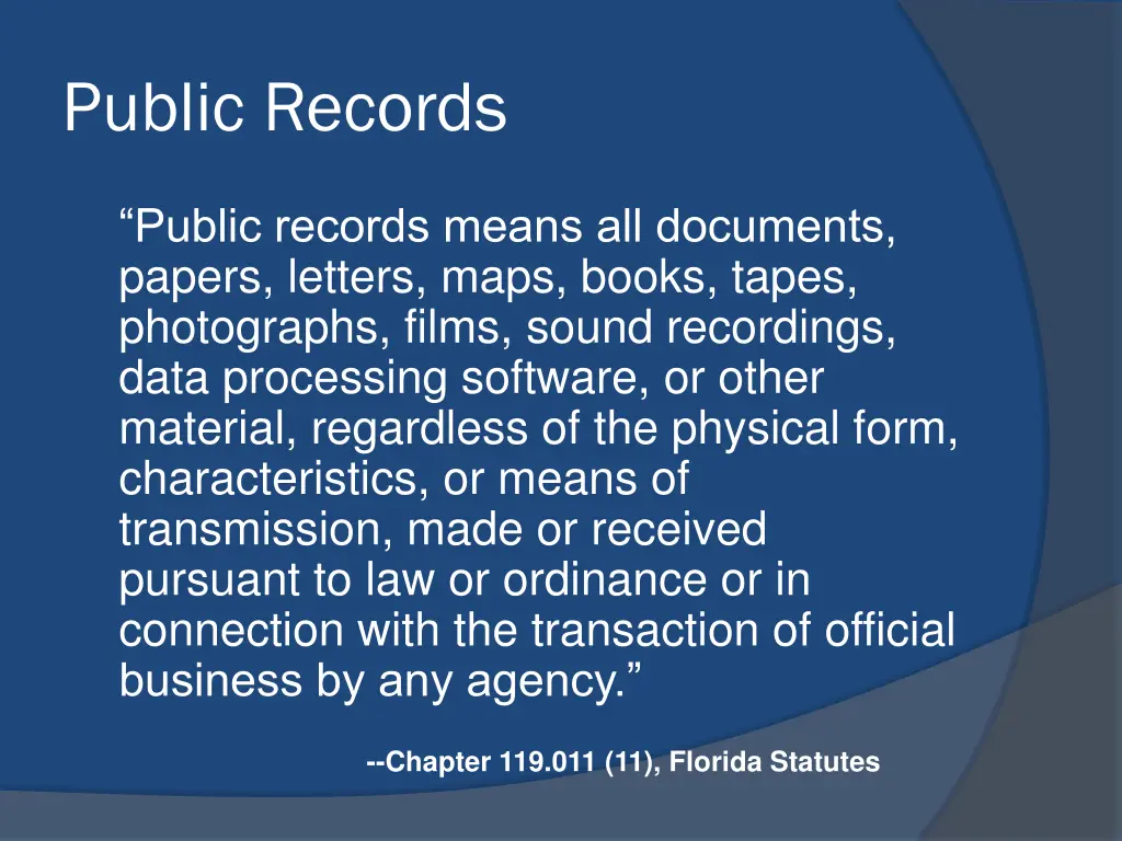 public records